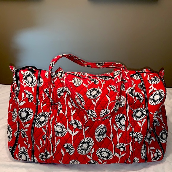 Vera Bradley Handbags - Vera Bradley large red tote beautiful bag